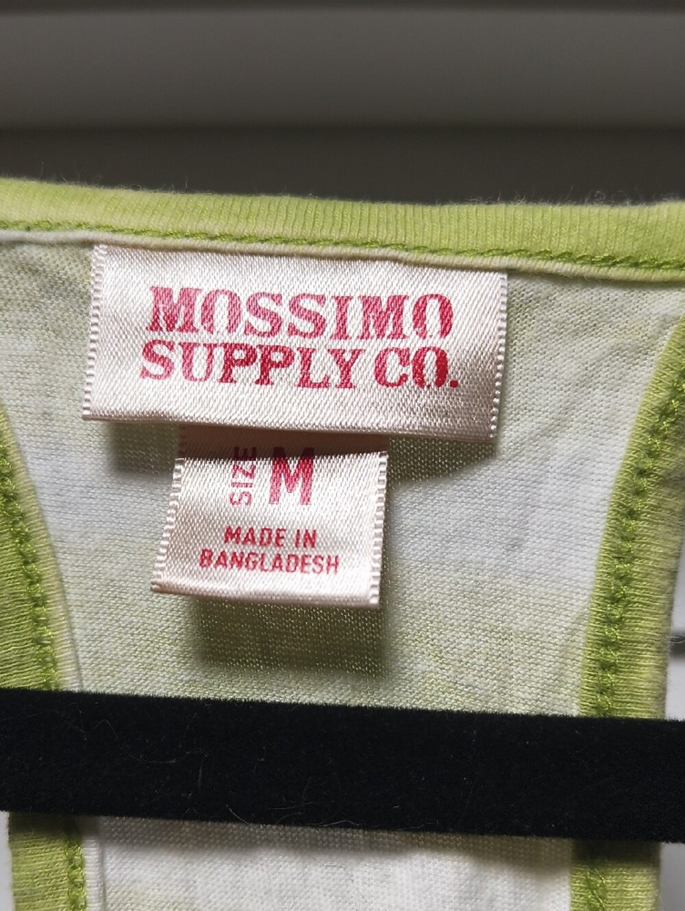 Mossimo Supply Co. Green Crochet-Trim Striped Tank with Blue & Cream Accents - Picture 2 of 6